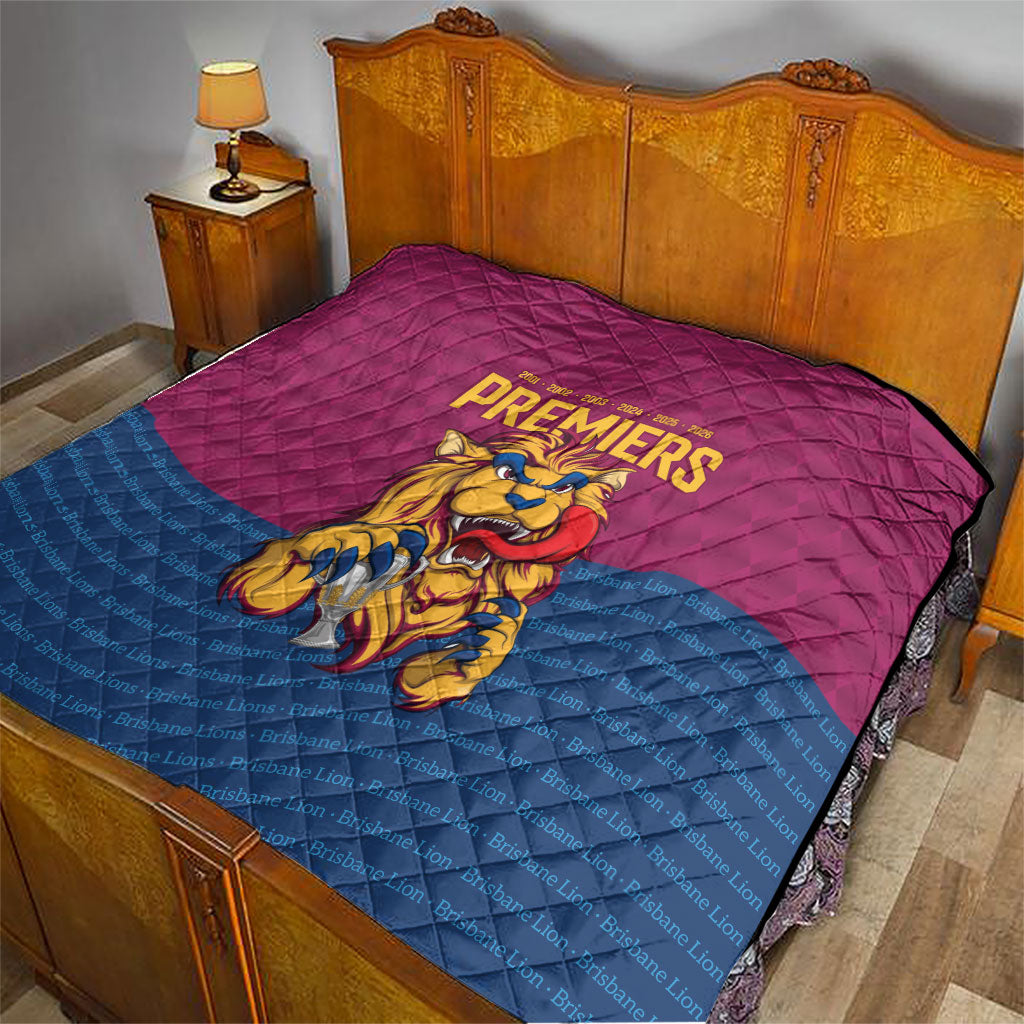 Brisbane Lions Back-to-Back Premiers Quilt
