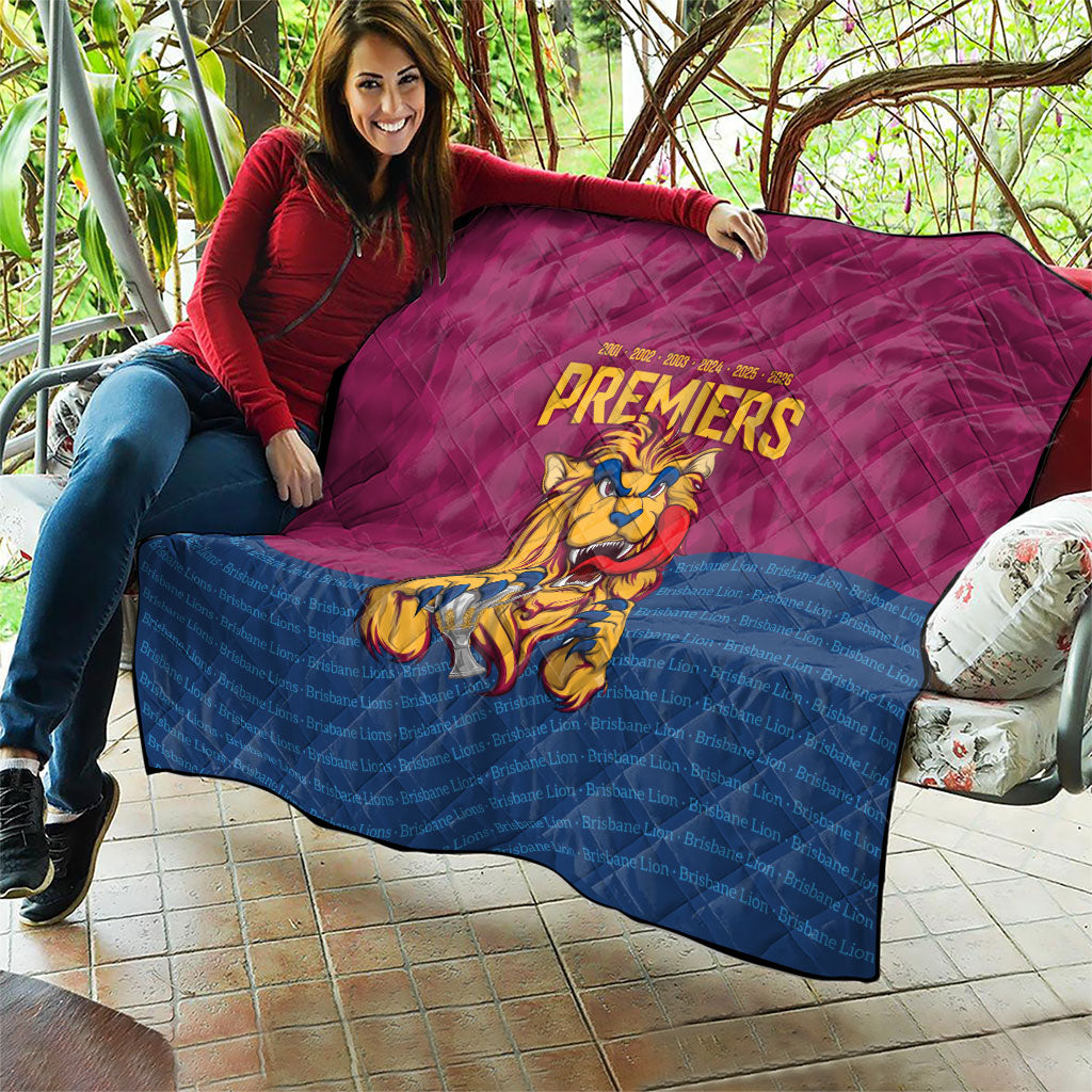 Brisbane Lions Back-to-Back Premiers Quilt