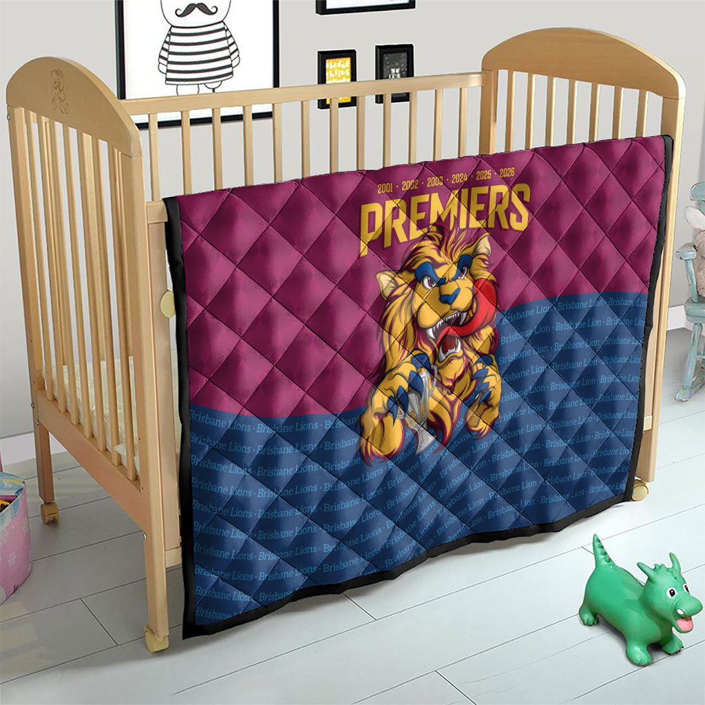 Brisbane Lions Back-to-Back Premiers Quilt