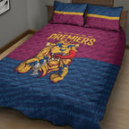 Brisbane Lions Back-to-Back Premiers Quilt Bed Set