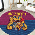 Brisbane Lions Back-to-Back Premiers Round Carpet