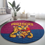 Brisbane Lions Back-to-Back Premiers Round Carpet