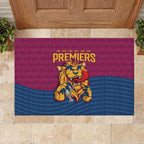 Brisbane Lions Back-to-Back Premiers Rubber Doormat