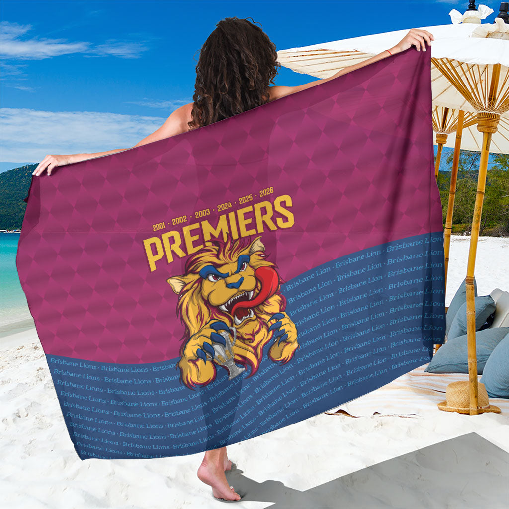 Brisbane Lions Back-to-Back Premiers Sarong