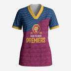 Brisbane Lions Back-to-Back Premiers Scrub Top