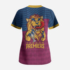 Brisbane Lions Back-to-Back Premiers Scrub Top