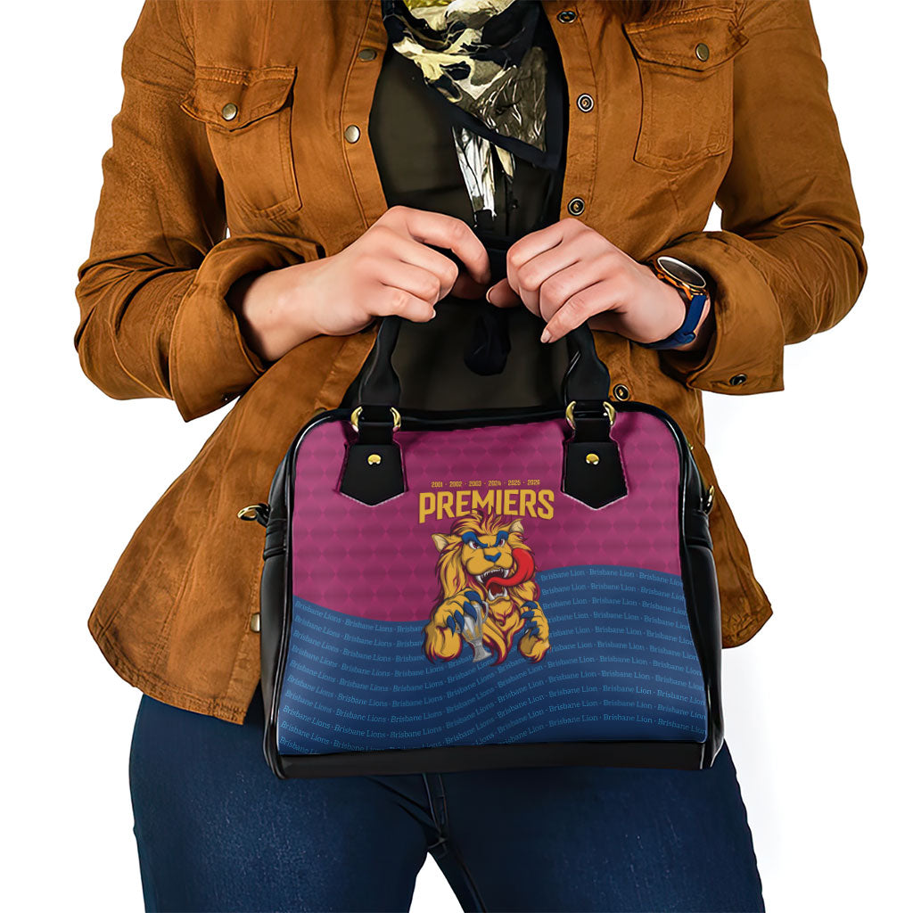Brisbane Lions Back-to-Back Premiers Shoulder Handbag