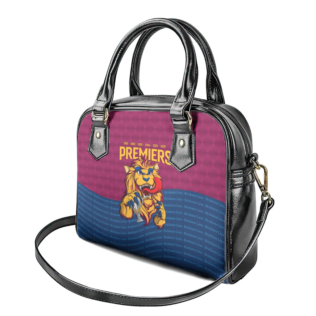 Brisbane Lions Back-to-Back Premiers Shoulder Handbag