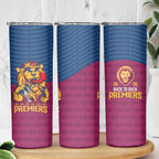 Brisbane Lions Back-to-Back Premiers Skinny Tumbler