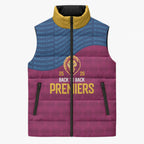Brisbane Lions Back-to-Back Premiers Sleeveless Puffer Jacket