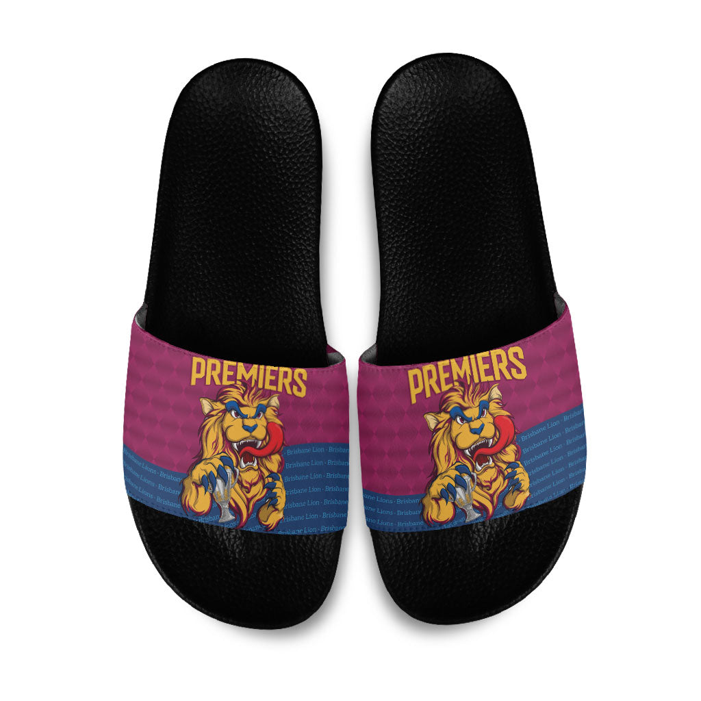 Brisbane Lions Back-to-Back Premiers Slide Sandals