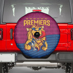 Brisbane Lions Back-to-Back Premiers Spare Tire Cover