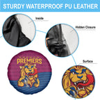 Brisbane Lions Back-to-Back Premiers Spare Tire Cover