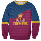 Brisbane Lions Back-to-Back Premiers Sweatshirt
