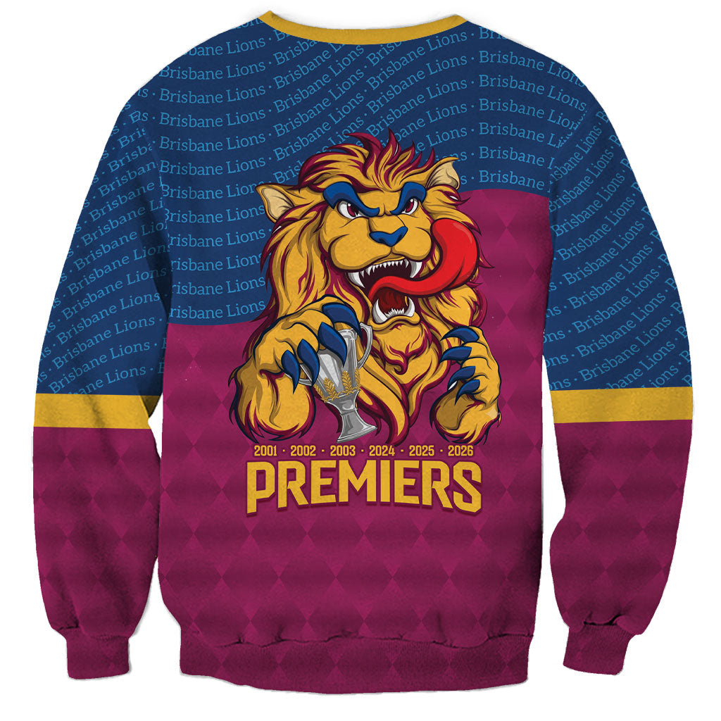 Brisbane Lions Back-to-Back Premiers Sweatshirt