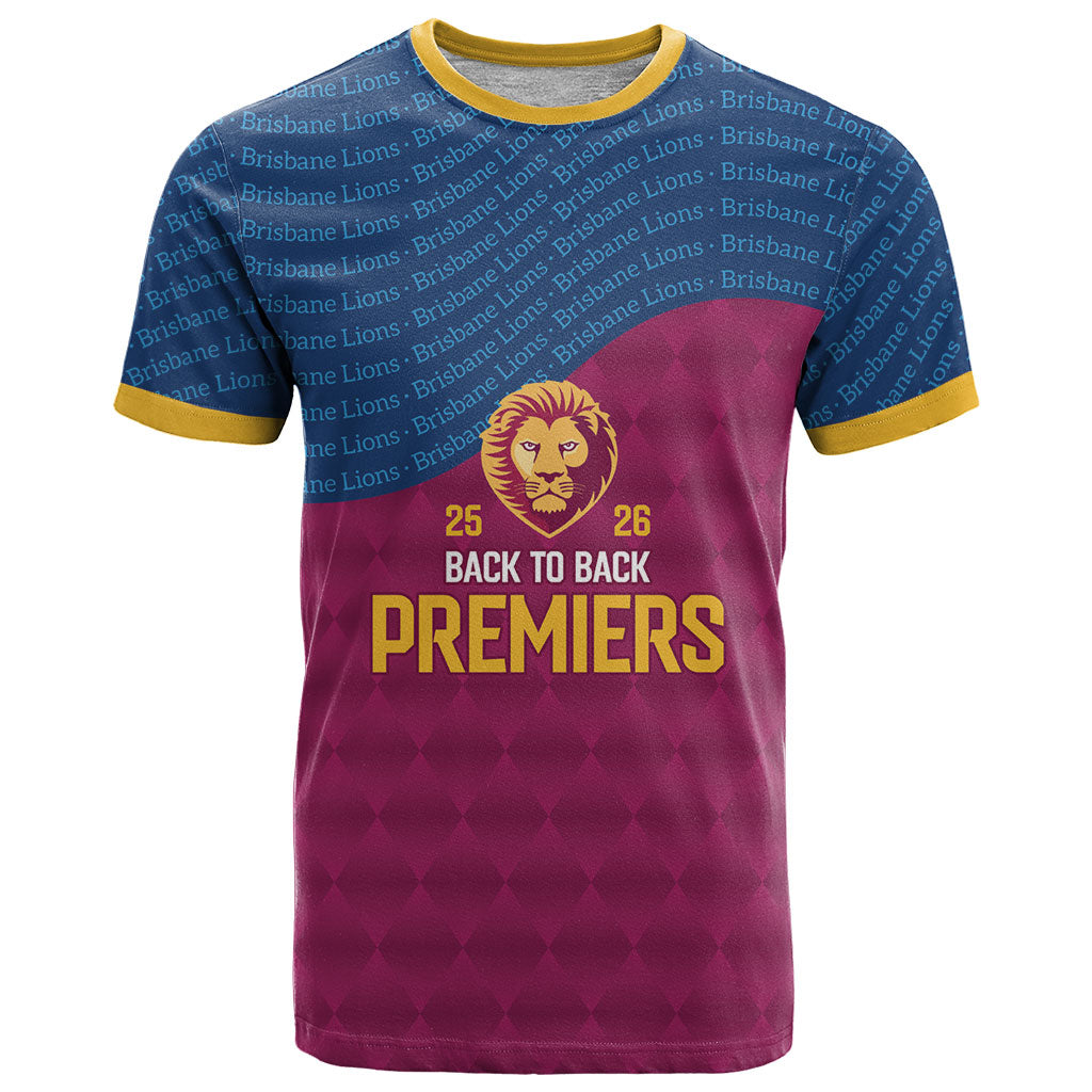 Brisbane Lions Back-to-Back Premiers T Shirt