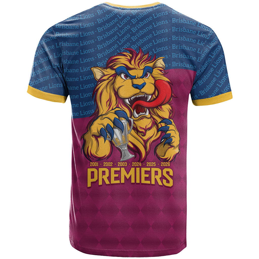 Brisbane Lions Back-to-Back Premiers T Shirt