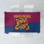 Brisbane Lions Back-to-Back Premiers Tablecloth