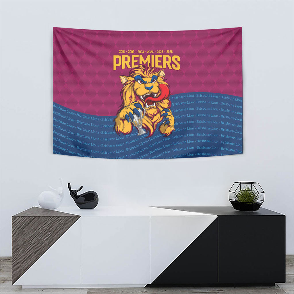 Brisbane Lions Back-to-Back Premiers Tapestry
