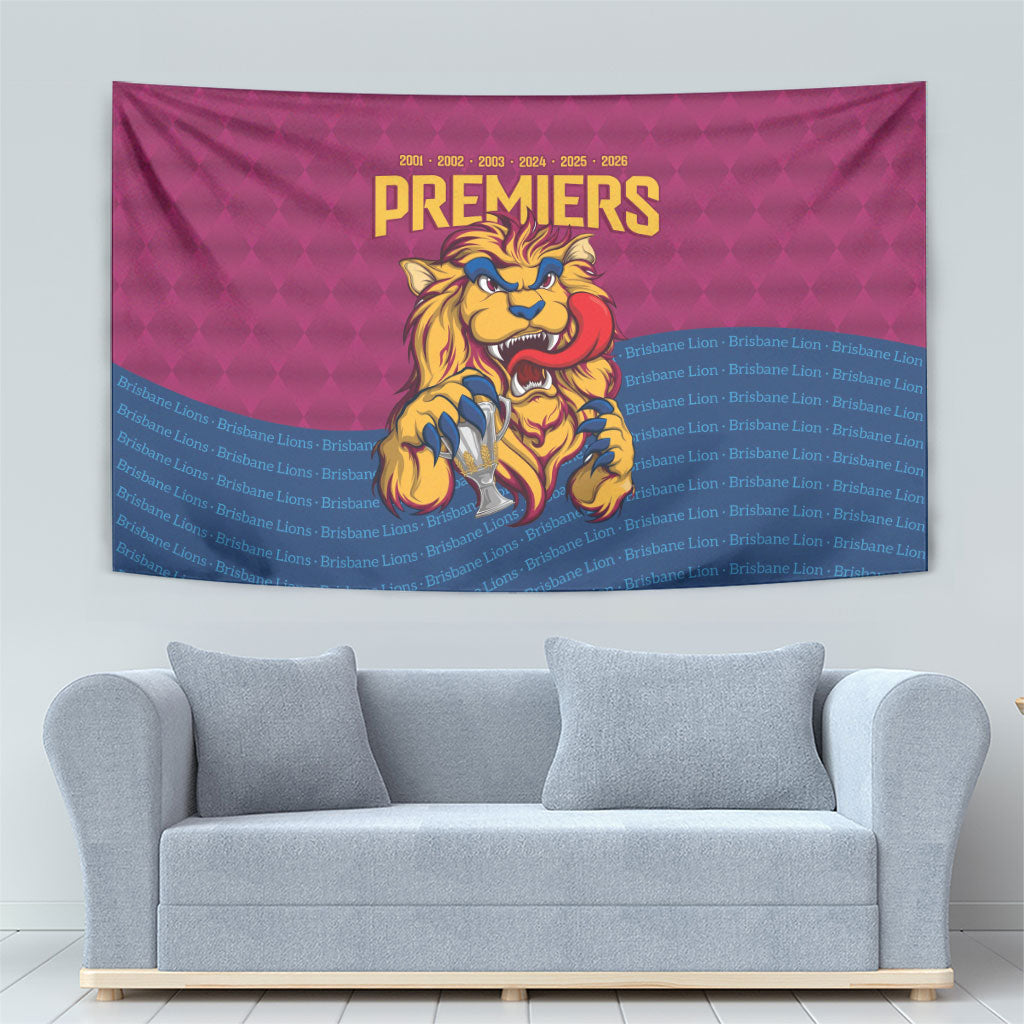 Brisbane Lions Back-to-Back Premiers Tapestry