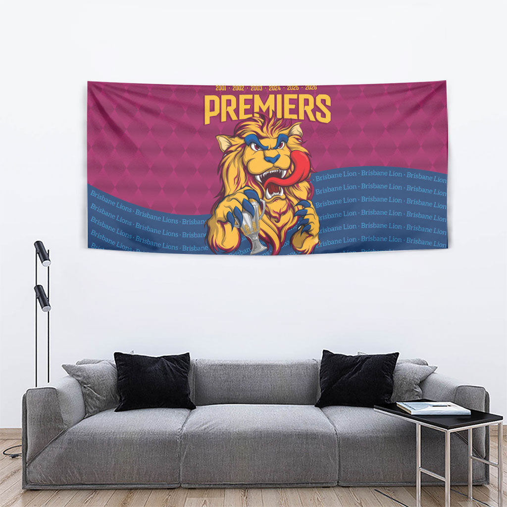 Brisbane Lions Back-to-Back Premiers Tapestry