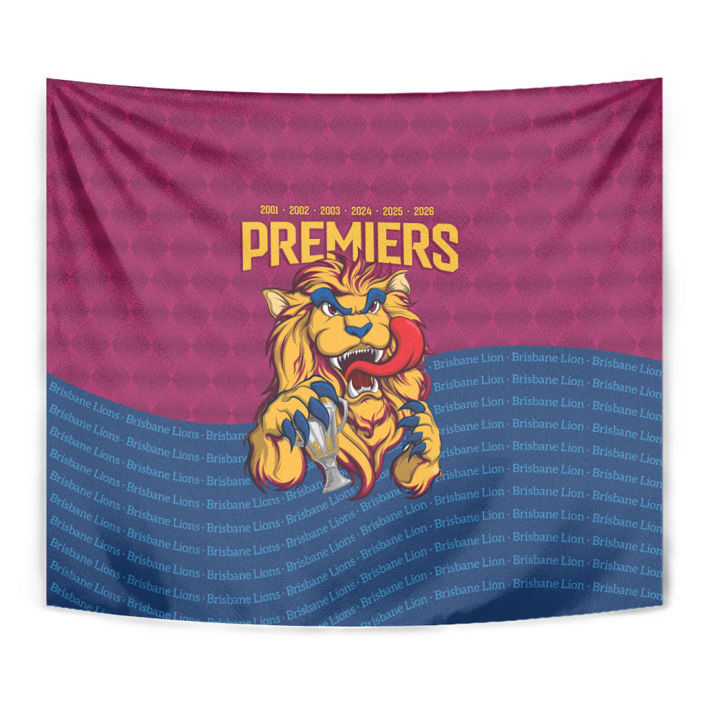 Brisbane Lions Back-to-Back Premiers Tapestry