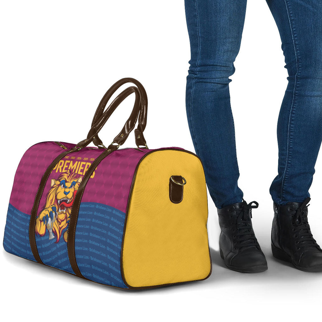 Brisbane Lions Back-to-Back Premiers Travel Bag
