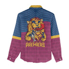 Brisbane Lions Back-to-Back Premiers Women Casual Shirt