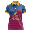 Brisbane Lions Back-to-Back Premiers Women Polo Shirt