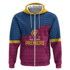 Brisbane Lions Back-to-Back Premiers Zip Hoodie