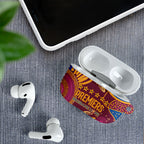 Brisbane Lions Championship Legacy AirPods Case Six Premiership Years Aboriginal Dot Art