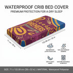 Brisbane Lions Championship Legacy Baby Bed Cover Six Premiership Years Aboriginal Dot Art