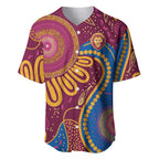 Brisbane Lions Championship Legacy Baseball Jersey Six Premiership Years Aboriginal Dot Art