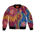 Brisbane Lions Championship Legacy Bomber Jacket Six Premiership Years Aboriginal Dot Art