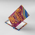 Brisbane Lions Championship Legacy Canvas Wall Art Six Premiership Years Aboriginal Dot Art