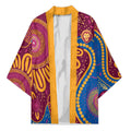 Brisbane Lions Championship Legacy Kimono Six Premiership Years Aboriginal Dot Art
