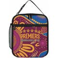 Brisbane Lions Championship Legacy Lunch Bag Six Premiership Years Aboriginal Dot Art