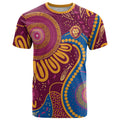 Brisbane Lions Championship Legacy T Shirt Six Premiership Years Aboriginal Dot Art