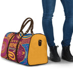 Brisbane Lions Championship Legacy Travel Bag Six Premiership Years Aboriginal Dot Art