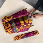 Brisbane Lions Championship Legacy Umbrella Six Premiership Years Aboriginal Dot Art