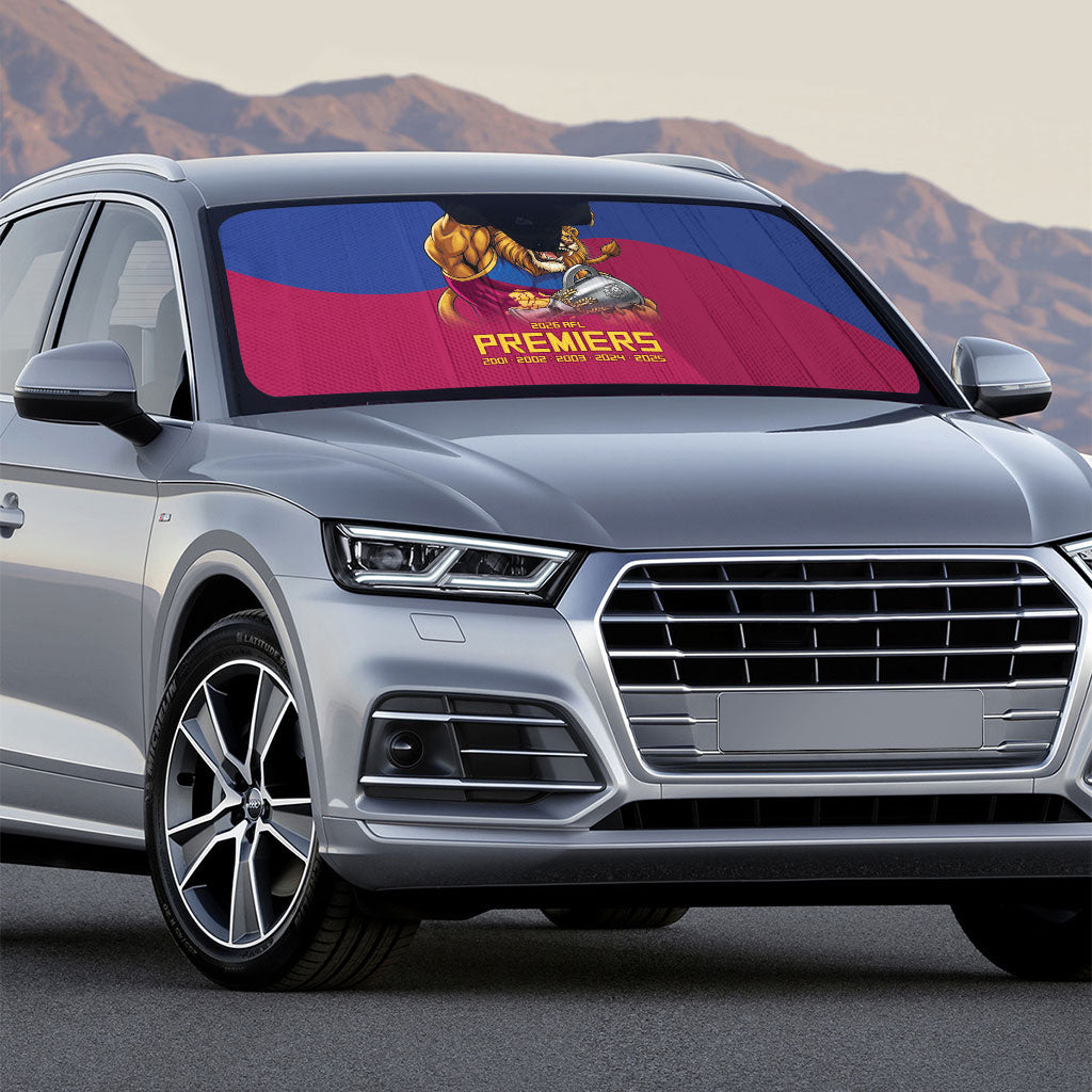 Brisbane Lions Premiers 2026 Auto Sun Shade Six-Time Champions