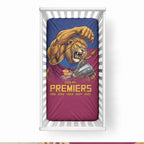 Brisbane Lions Premiers 2026 Baby Bed Cover Six-Time Champions