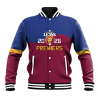 Brisbane Lions Premiers 2026 Baseball Jacket Six-Time Champions