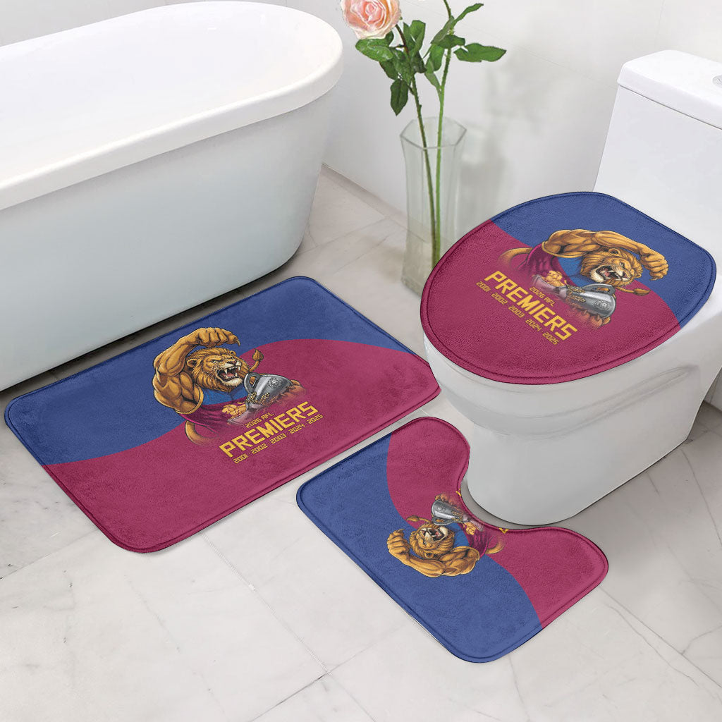 Brisbane Lions Premiers 2026 Bathroom Set Six-Time Champions
