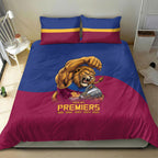 Brisbane Lions Premiers 2026 Bedding Set Six-Time Champions