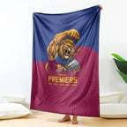 Brisbane Lions Premiers 2026 Blanket Six-Time Champions