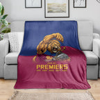 Brisbane Lions Premiers 2026 Blanket Six-Time Champions