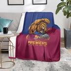 Brisbane Lions Premiers 2026 Blanket Six-Time Champions
