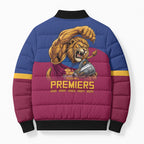 Brisbane Lions Premiers 2026 Bomber Puffer Jacket Six-Time Champions