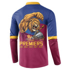 Brisbane Lions Premiers 2026 Button Sweatshirt Six-Time Champions
